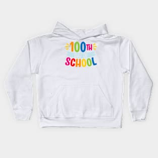 100 days of school Kids Hoodie